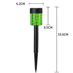 Garden Lawn Solar Stake Light|Corn Shape Outdoor LED Night Light (Green)