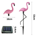 3 Flamingo-Shaped Stake Lights | Solar Waterproof Garden Cute Decorative Lights