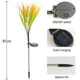 Artificial Wheat Ear Decoration Light|Outdoor Solar Waterproof Llighting Stake Light