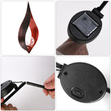 Iron Peach Heart-shaped Stake Light|Solar Waterproof Lighting LED Decorative Light (Red Copper)