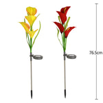 Simulation Yellow Calla Lily Stakr Light|Outdoor Solar Decorative Light