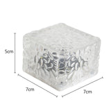 Solar Waterproof Ice Brick Light-Small (Cool White Light)