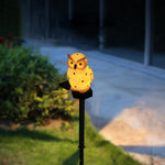 White Owl Outdoor Stake Light|Solar Waterproof Dual-purpose Decorative Light