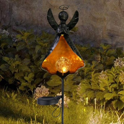 Angel Shaped Solar Stake Light|Outdoor Lighting Decorative LED Ligh