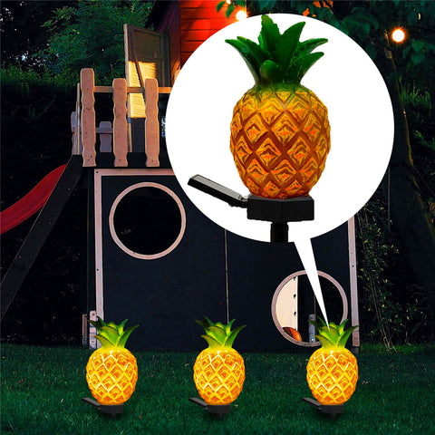 Simulation Pineapple Gardening Landscape Stake Light|Solar Waterproof Lighting Decorative LED Light