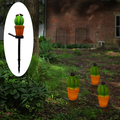 Cactus Gardening Stake Light|Solar Waterproof Landscape Lighting