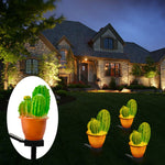 Solar Simulation Cactus Potted Stake Light