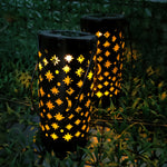 Solar Hollow Lantern | Stars and Moon Pattern Projection Decorative Hanging Light