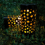 Solar Hollow Lantern | Stars and Moon Pattern Projection Decorative Hanging Light