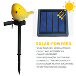 Resin Sparrow Shape Ground Stake Light|Solar Waterproof Ground Light