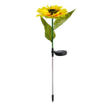 Garden Simulation Sunflower Landscape Stake Lights|Solar Waterproof Ornamental Lights