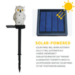 White Owl Outdoor Stake Light|Solar Waterproof Dual-purpose Decorative Light