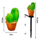 Solar Simulation Cactus Potted Stake Light