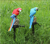 Red Macaw Ground Stake Light|Solar Waterproof Garden Lawn Standing Light